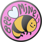 Bee Mine Pink Enamel, PopSockets